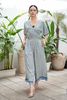 Jumpsuit Cổ V Kết Kim Loại Cotton Isla Bonita
