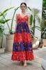 Maxi Đỏ Kết Hạt Cotton Isla Bonita