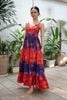 Maxi Đỏ Kết Hạt Cotton Isla Bonita