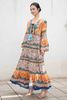 Maxi Boho Kết Cườm Cotton Isla Bonita