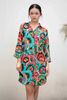 Đầm Sơ Mi Hoa Cotton Cao Cấp Luna Llena