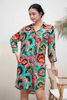 Đầm Sơ Mi Hoa Cotton Cao Cấp Luna Llena