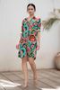 Đầm Sơ Mi Hoa Cotton Cao Cấp Luna Llena