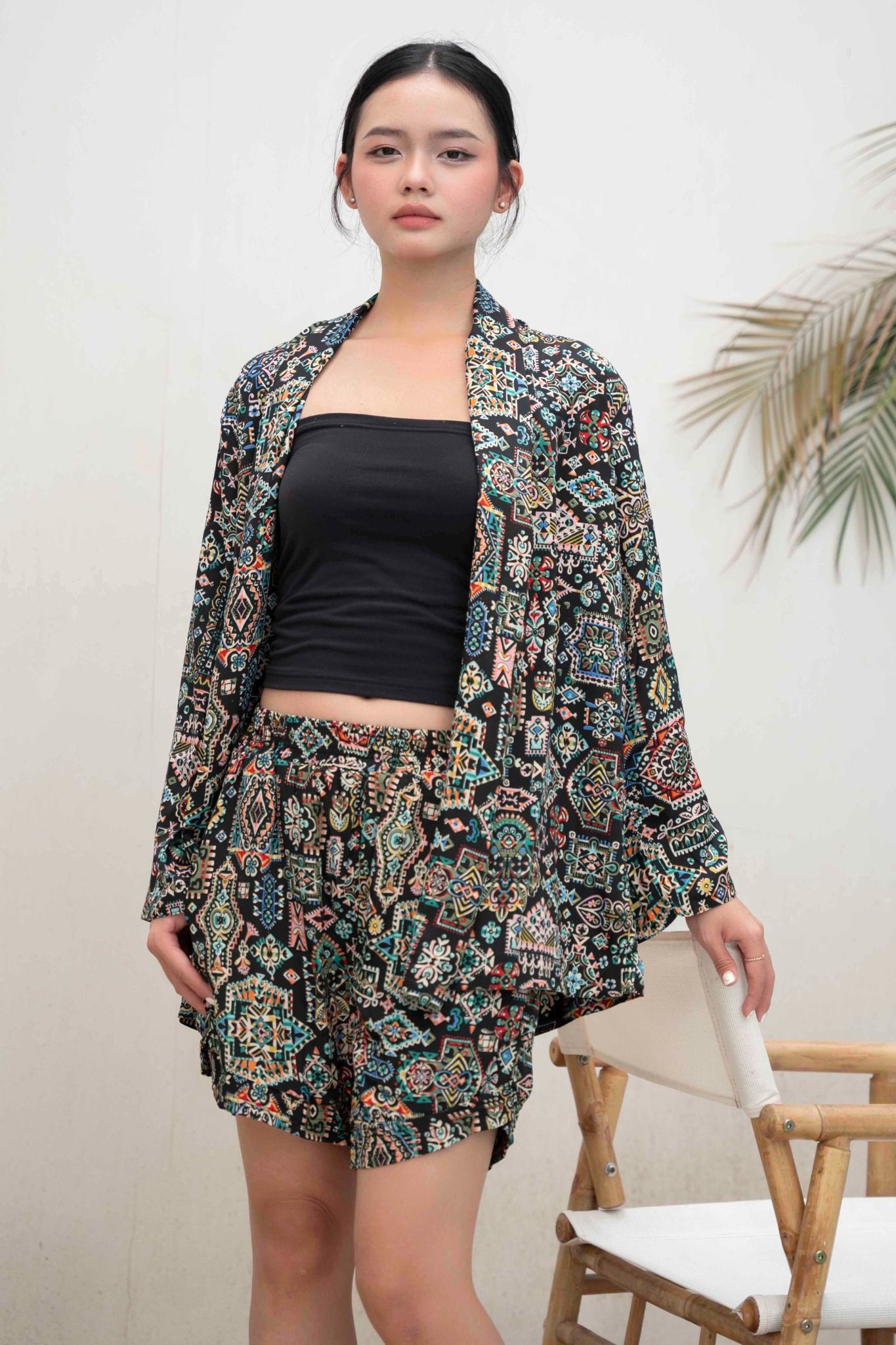 Áo Khoác Kimono Luna Llena