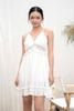 Đầm Trắng Phối Ren Cotton Cao Cấp Luna Llena