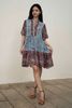 Đầm Cổ V Tay Loe Cotton Luna Llena