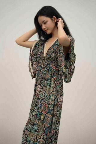  Đầm Maxi Cánh Dơi Luna Llena 