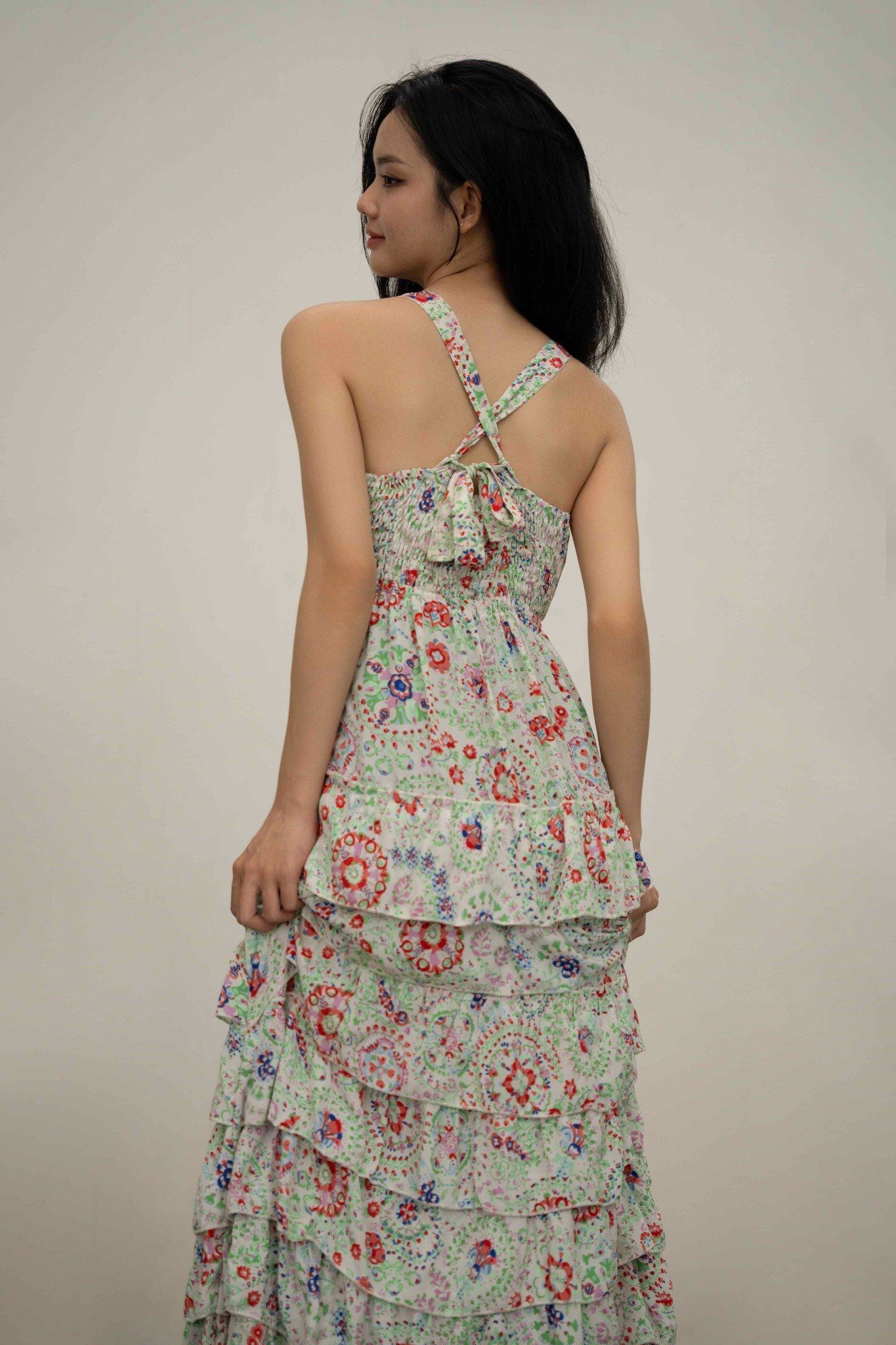 Đầm Maxi 2 Dây Luna Llena