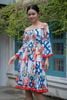 Đầm Boho Đính Cườm Cotton Isla Bonita