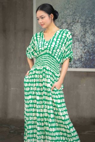  Jumpsuit Cổ V Cotton Cao Cấp Luna Llena 