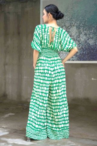  Jumpsuit Cổ V Cotton Cao Cấp Luna Llena 