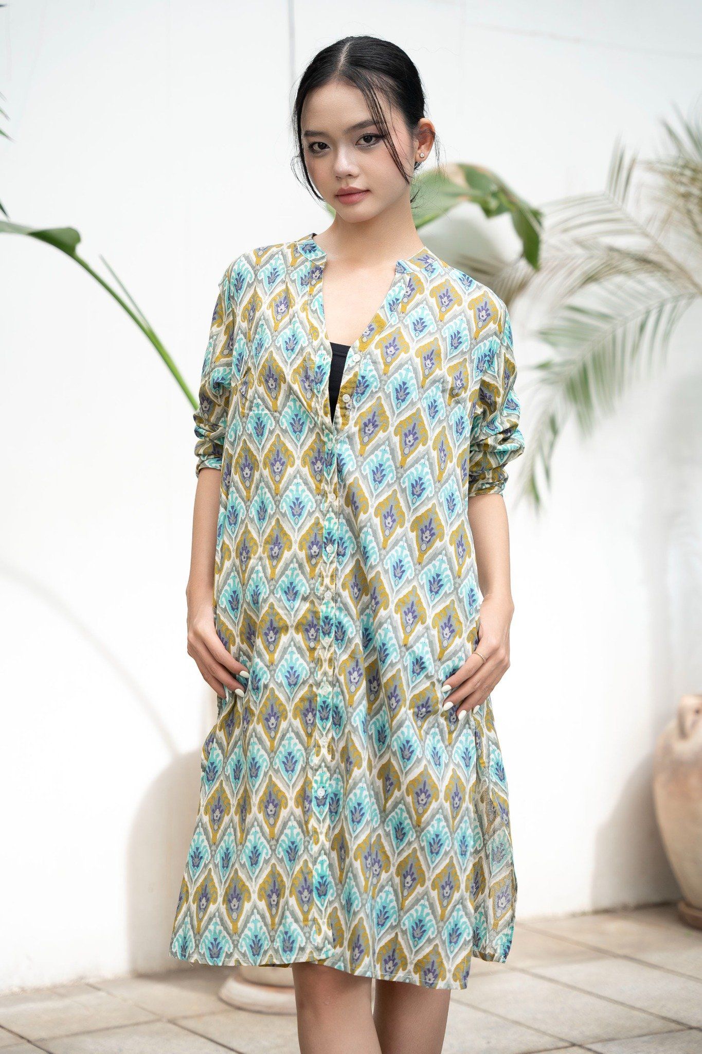 Đầm Sơ Mi Cotton Isla Bonita
