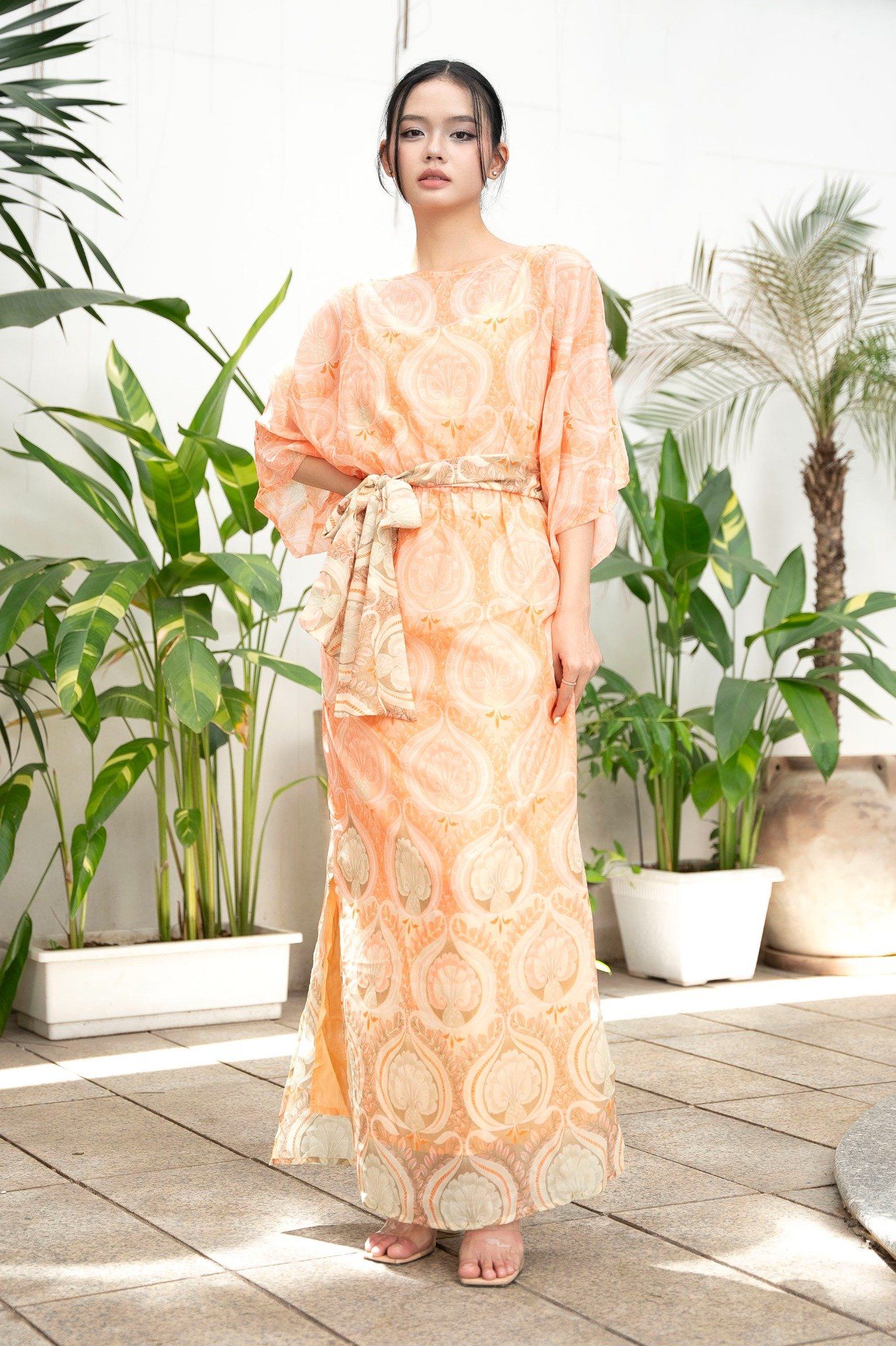 Maxi Kimono Voan Cao Cấp Vandos