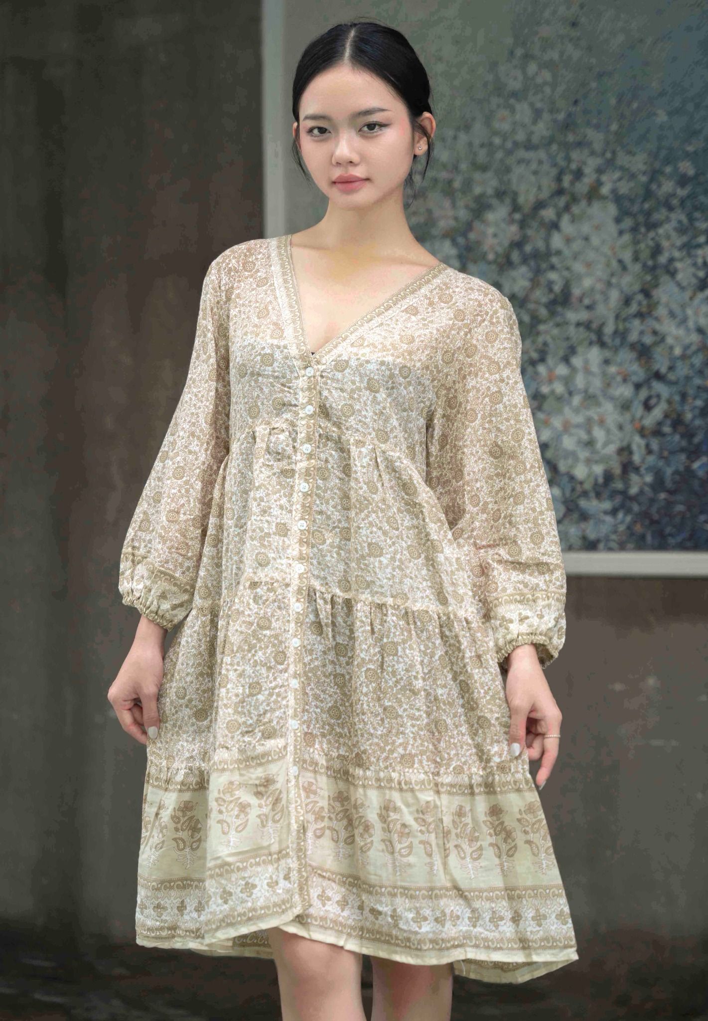 Đầm Cotton Cao Cấp Luna Llena