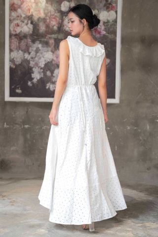  Maxi Cotton Trắng Cao Cấp Luna Llena 
