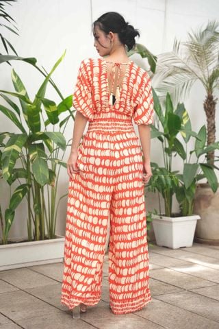  Jumpsuit Cổ V Cotton Cao Cấp Luna Llena 