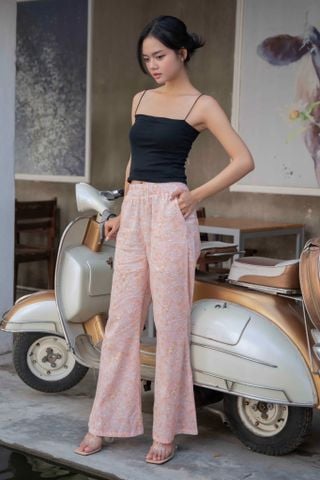  Quần Dài Hoa Cotton Cao Cấp Luna Llena 