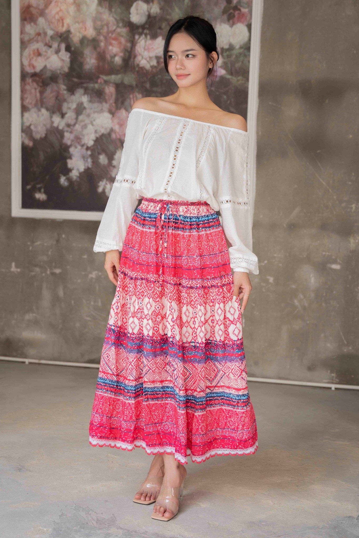 Chân Váy Cotton Cao Cấp Luna Llena