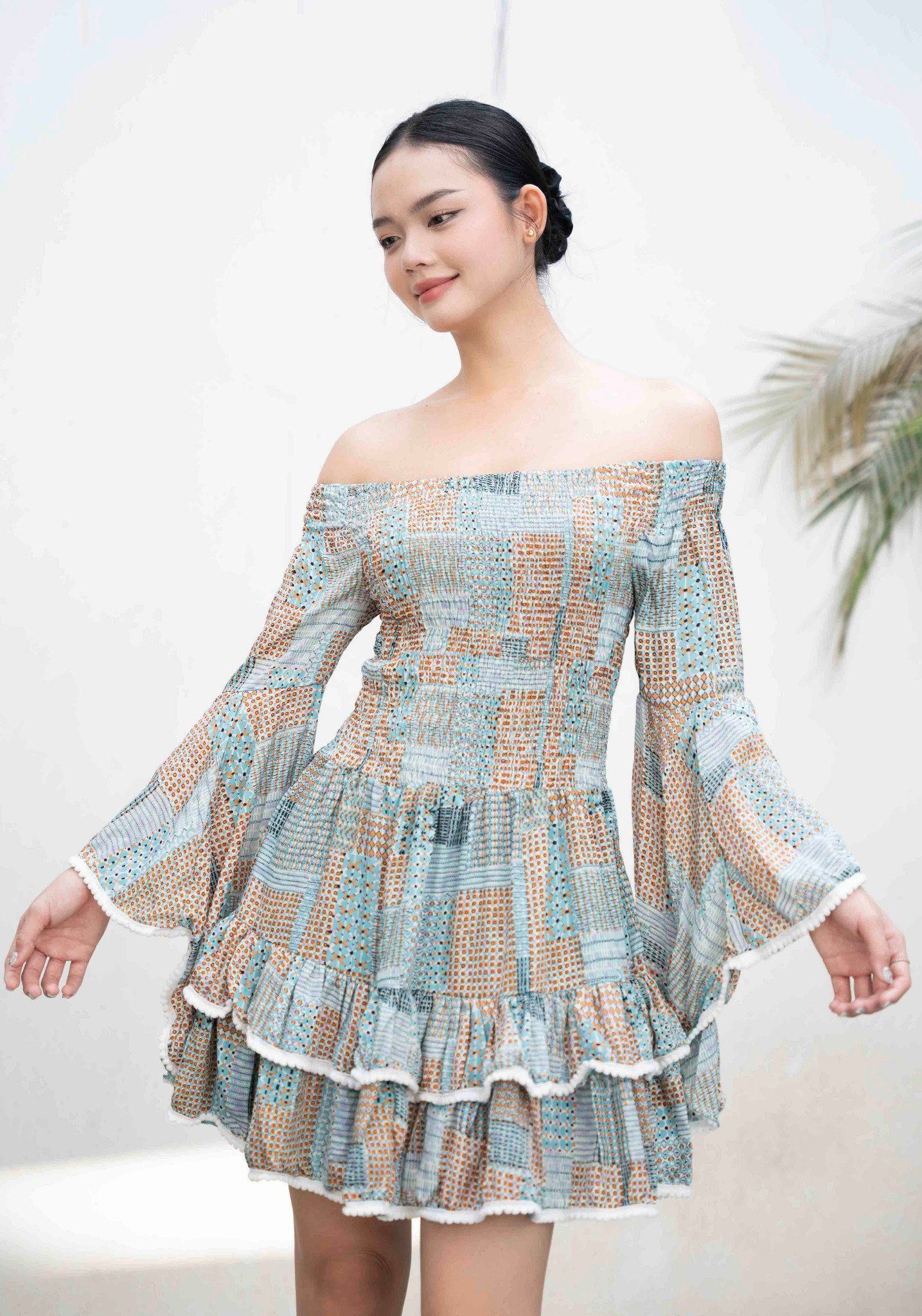 Đầm Trễ Vai Luna Llena