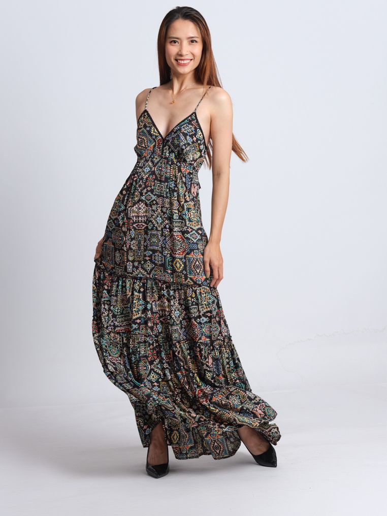 Đầm Maxi 2 Dây Luna Llena