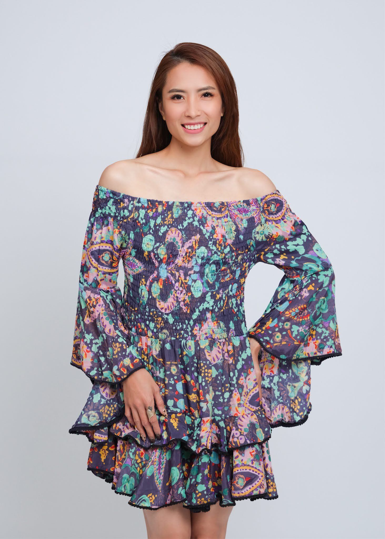 Đầm Trễ Vai Luna Llena