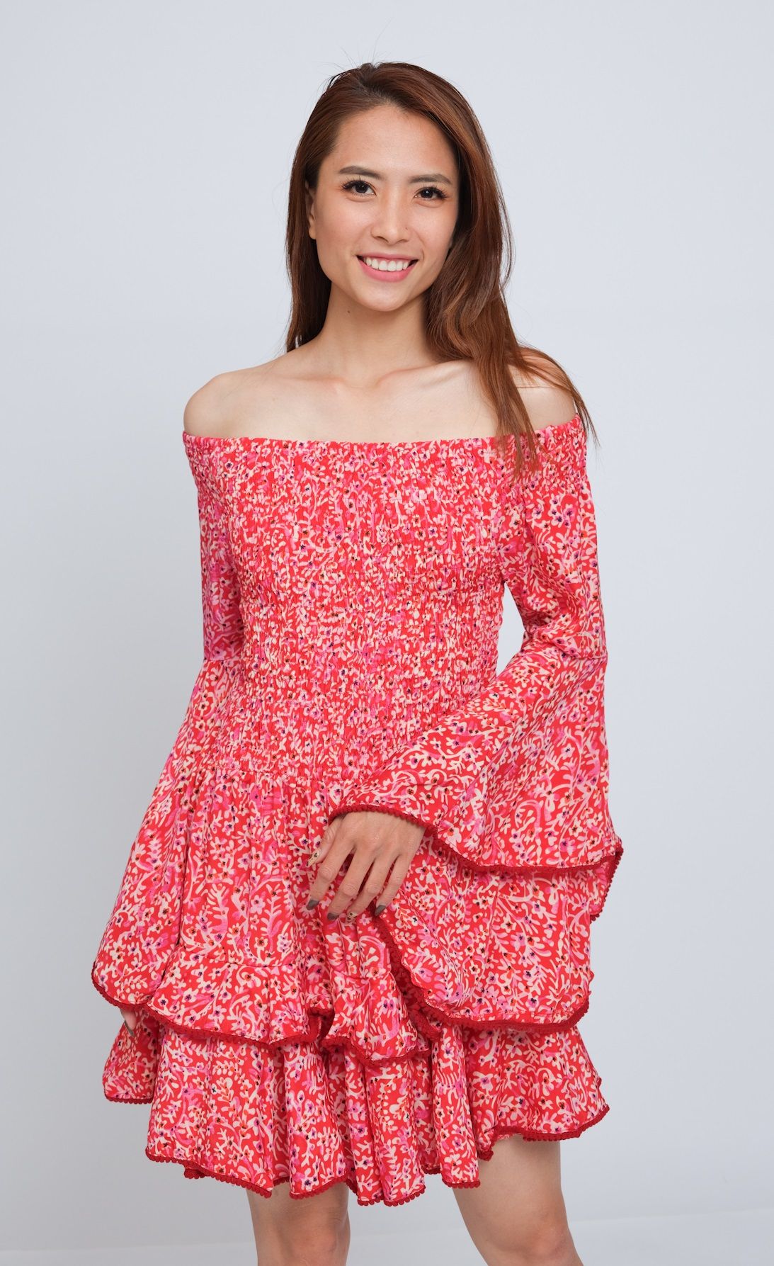 Đầm Trễ Vai Luna Llena