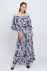 Đầm Maxi Trễ Vai Cotton Luna Llena