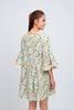 Đầm Cổ V Tay Loe Cotton Luna Llena