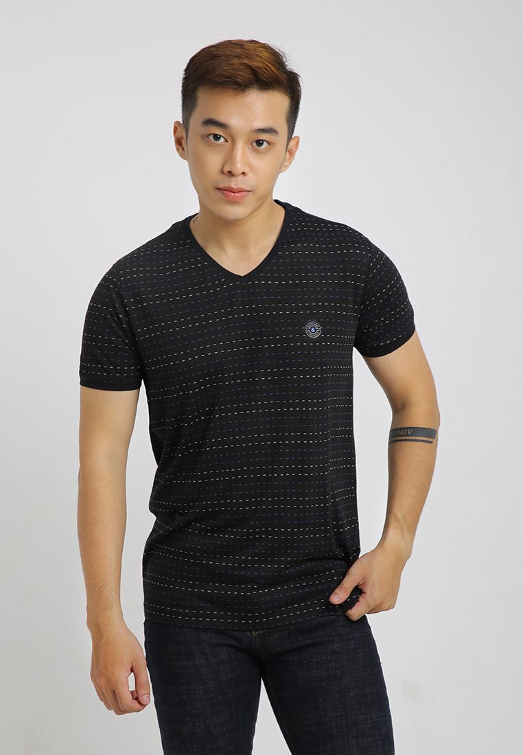 Áo T shirt Cổ Tim Benson Cherry