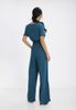 Jumpsuit Cổ V Thắt Nơ Eo MD'M