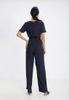 Jumpsuit Cổ V Thắt Nơ Eo MD'M