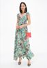 Đầm Maxi Hoa Cổ V Luna Llena