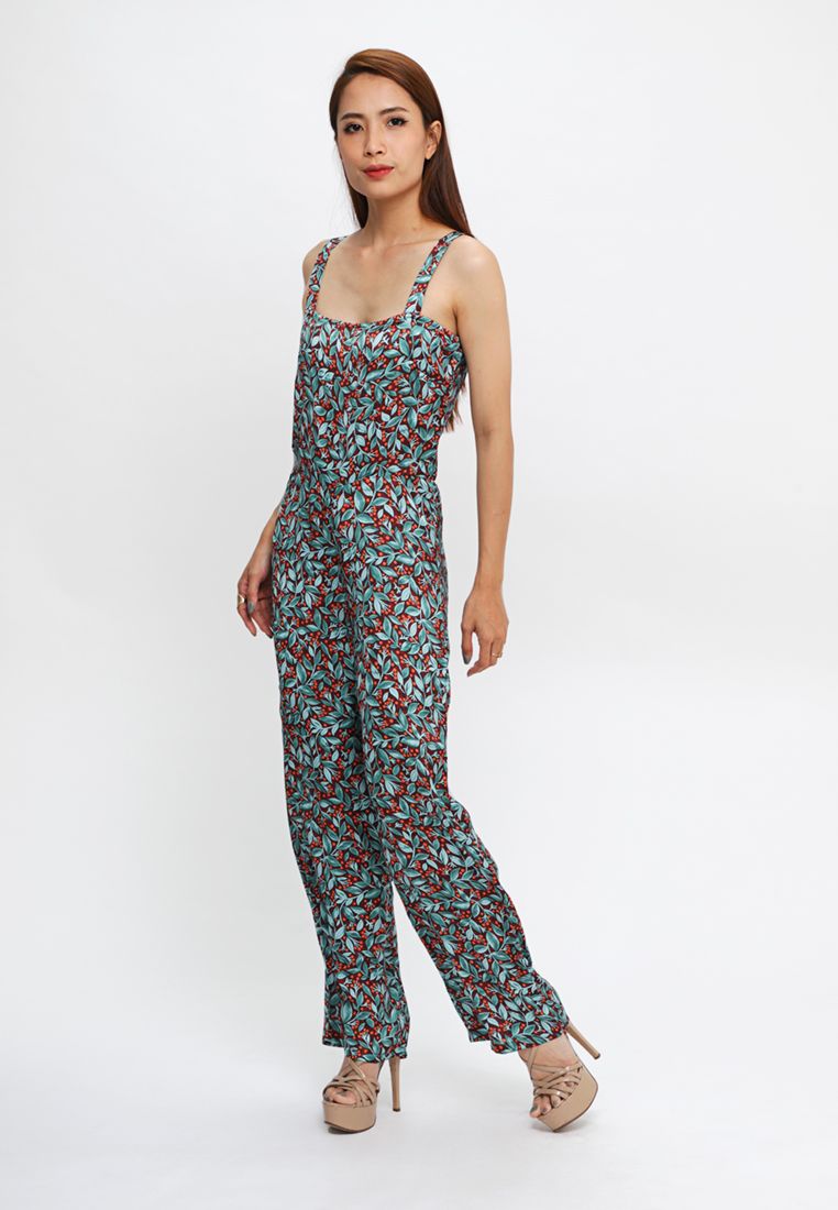 Jumpsuits Họa Tiết Hoa Lá MD'M