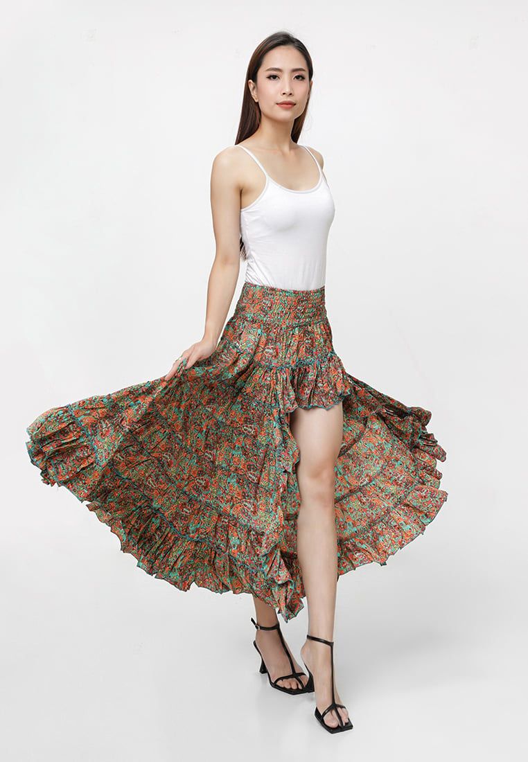 Top 50 chân váy maxi thổ cẩm không thể bỏ qua  trieuson5