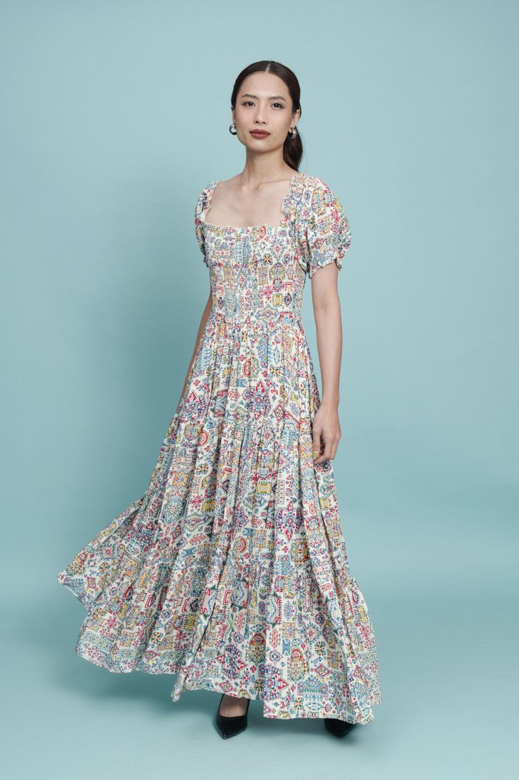 Đầm Maxi Cotton Luna Llena