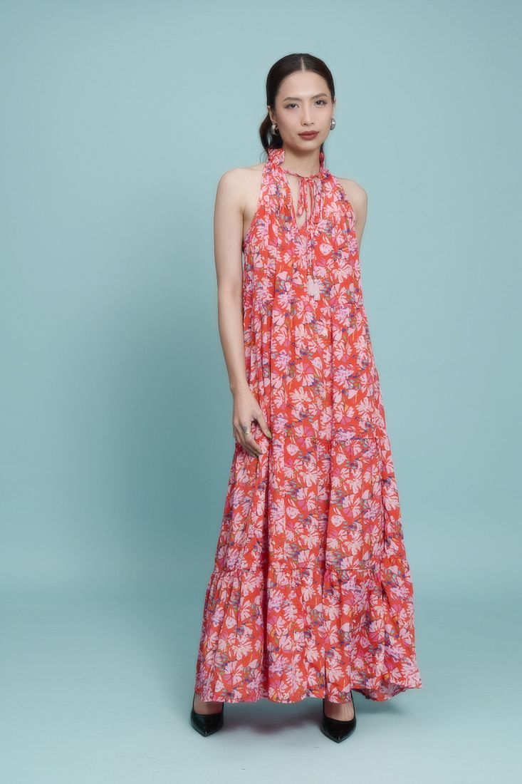 Đầm Maxi Lụa Luna Llena