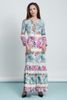 Đầm Maxi Tay Dài Phối Ren Cotton Luna Llena