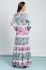 Đầm Maxi Tay Dài Phối Ren Cotton Luna Llena