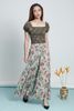 Quần Xòe Họa Tiết Cotton Luna Llena