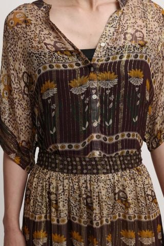  Áo Ánh Kim Cotton Voan Cao Cấp Luna Llena 