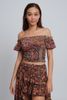 Áo Croptop Trễ Vai Luna Llena