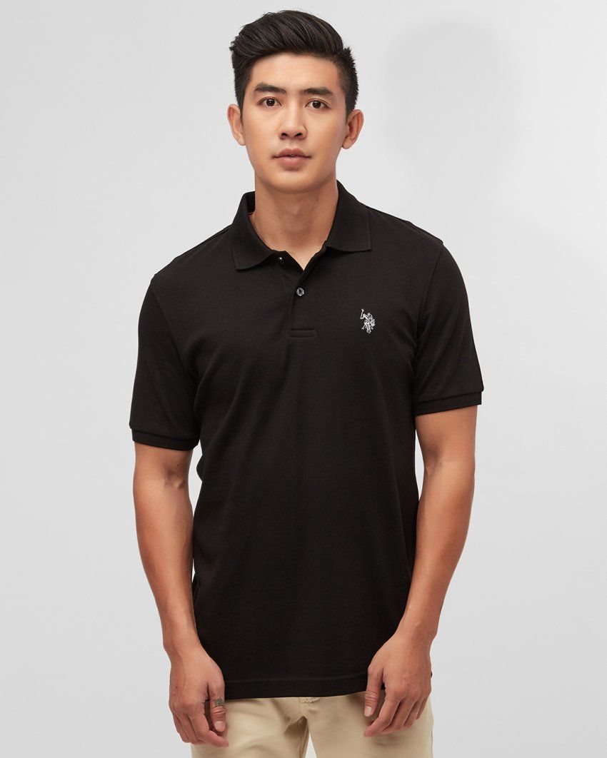 Áo Polo Trơn Logo Nhỏ USPA