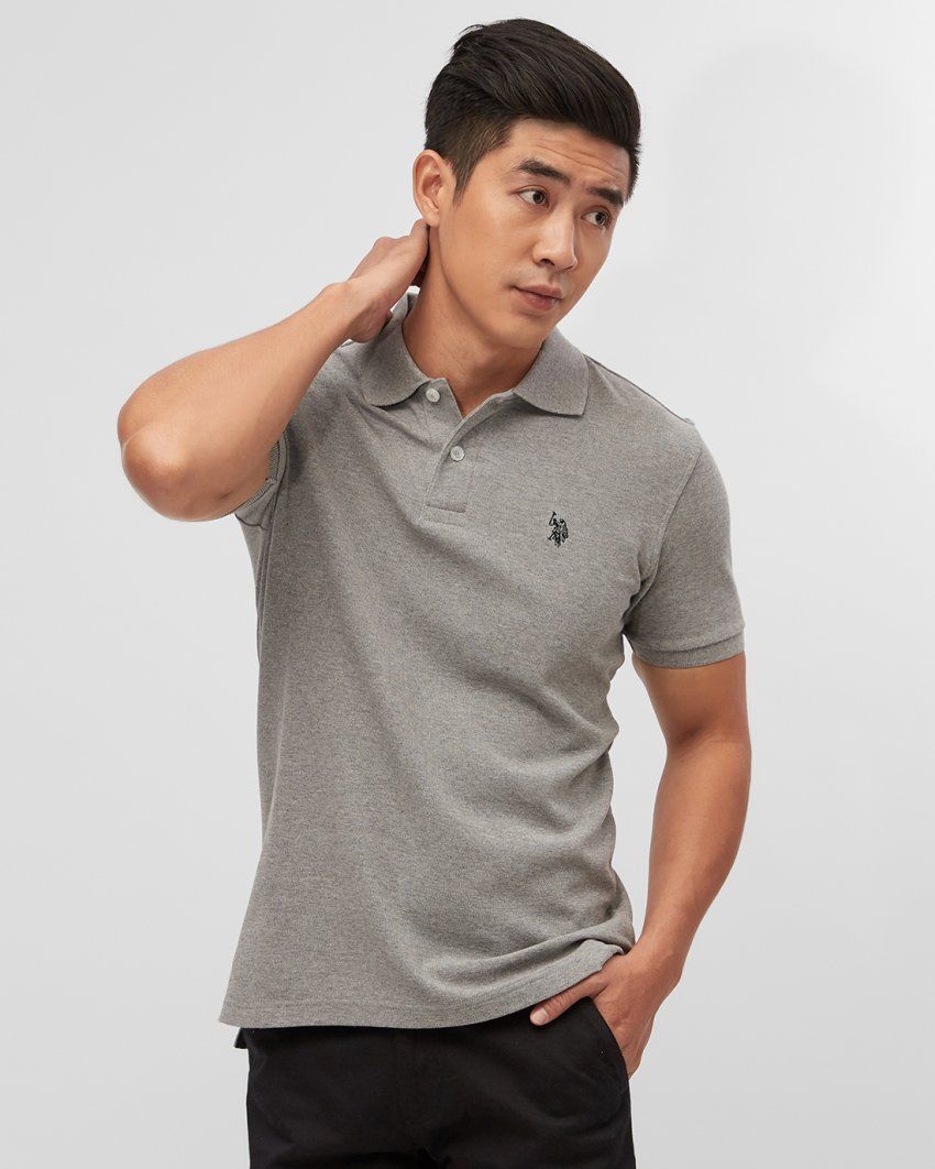 Áo Polo Trơn Logo Nhỏ USPA