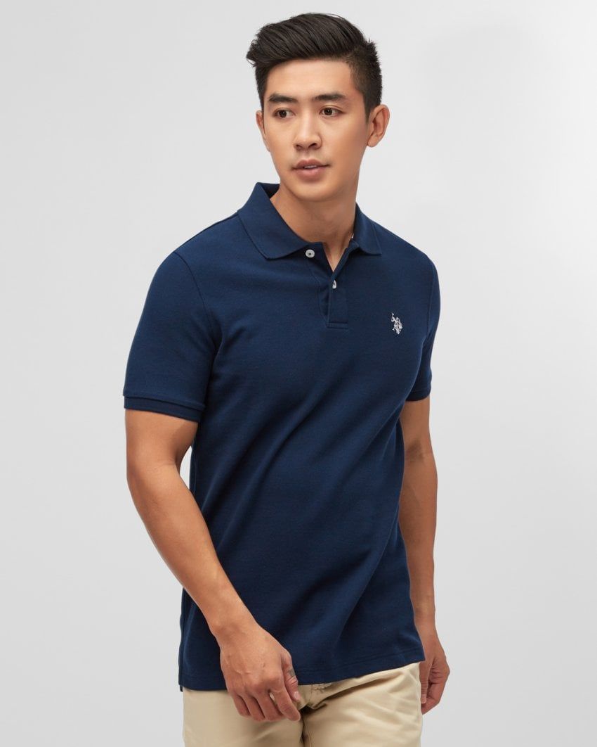 Áo Polo Trơn Logo Nhỏ USPA