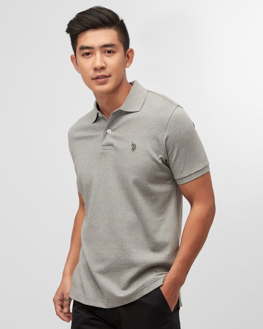 Áo Polo Trơn Logo Nhỏ USPA