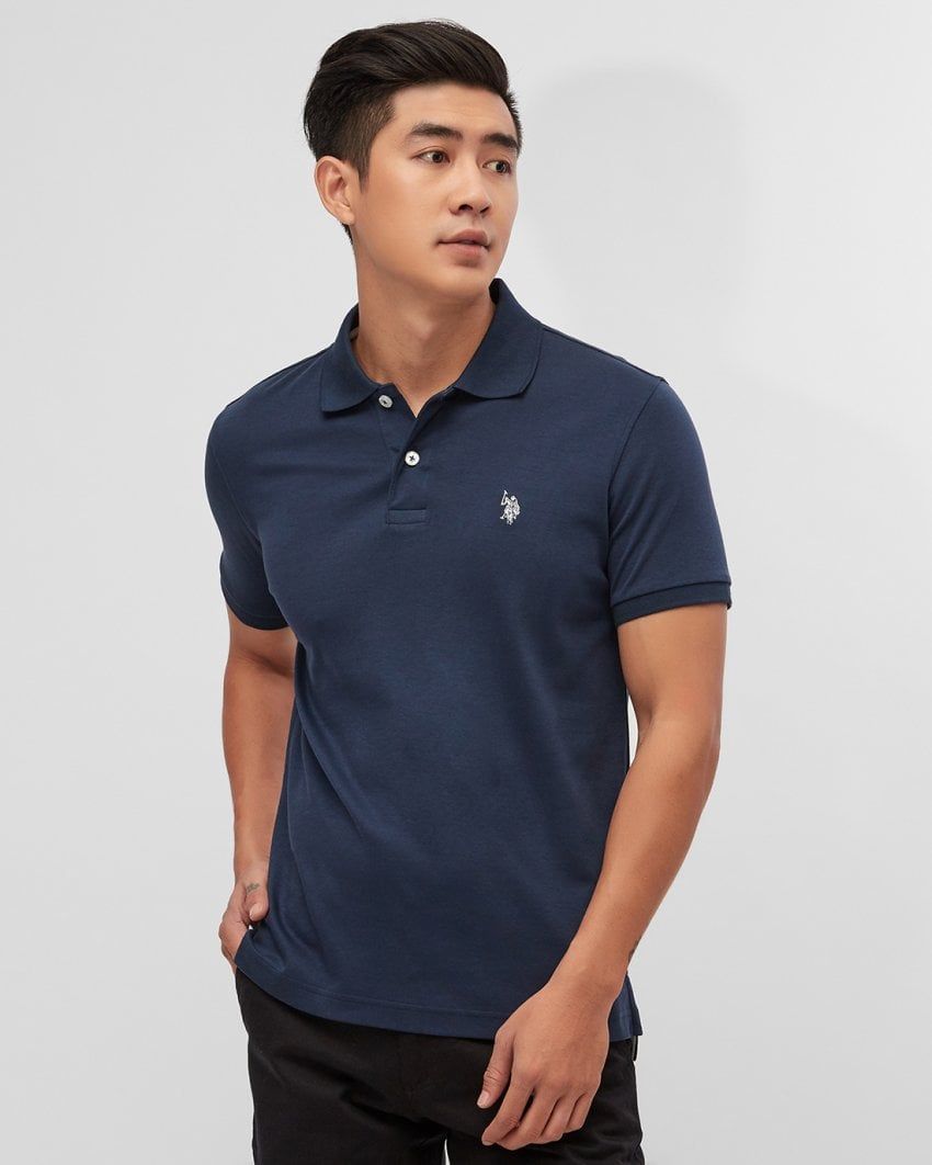 Áo Polo Trơn Logo Nhỏ USPA