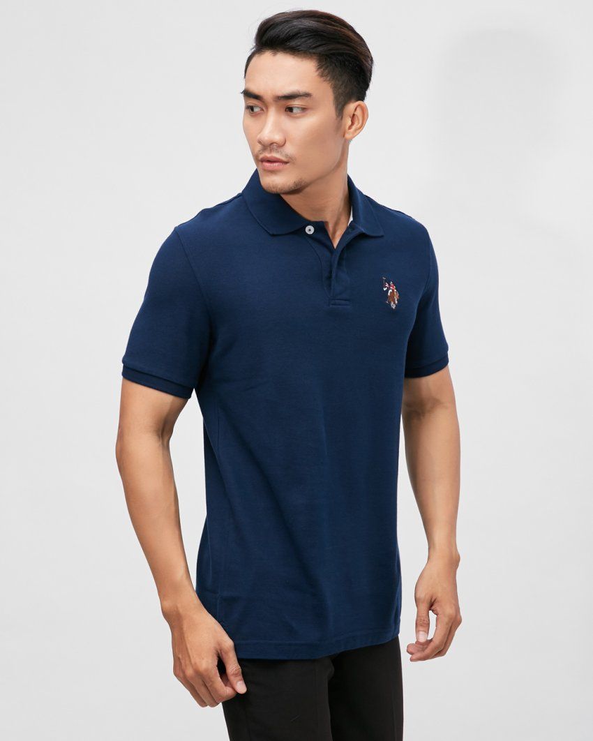 Áo Polo Trơn Logo Nhỏ USPA