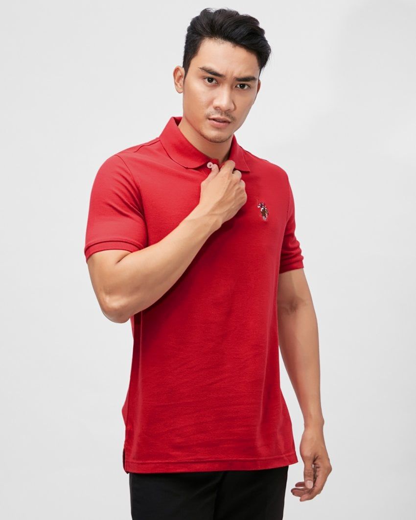 Áo Polo Trơn Logo Nhỏ USPA