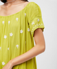 Đầm Suông Thêu Hoa Nổi