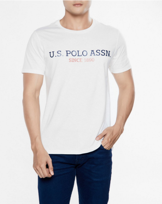 Áo T-shirt cổ tròn họa tiết U.S Polo ASSN